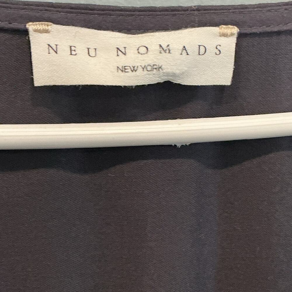 Neu Nomads Annika Dress Sz S Charcoal Grey Tencel Capsule Minimalist Sustainable - Picture 4 of 11